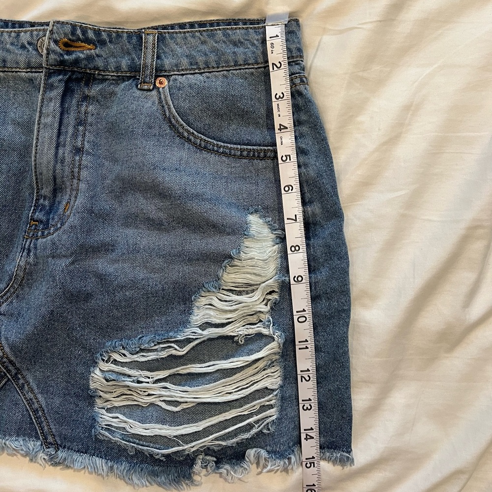 Caffeine Denim skirt size M with rips - Picture 3 of 4